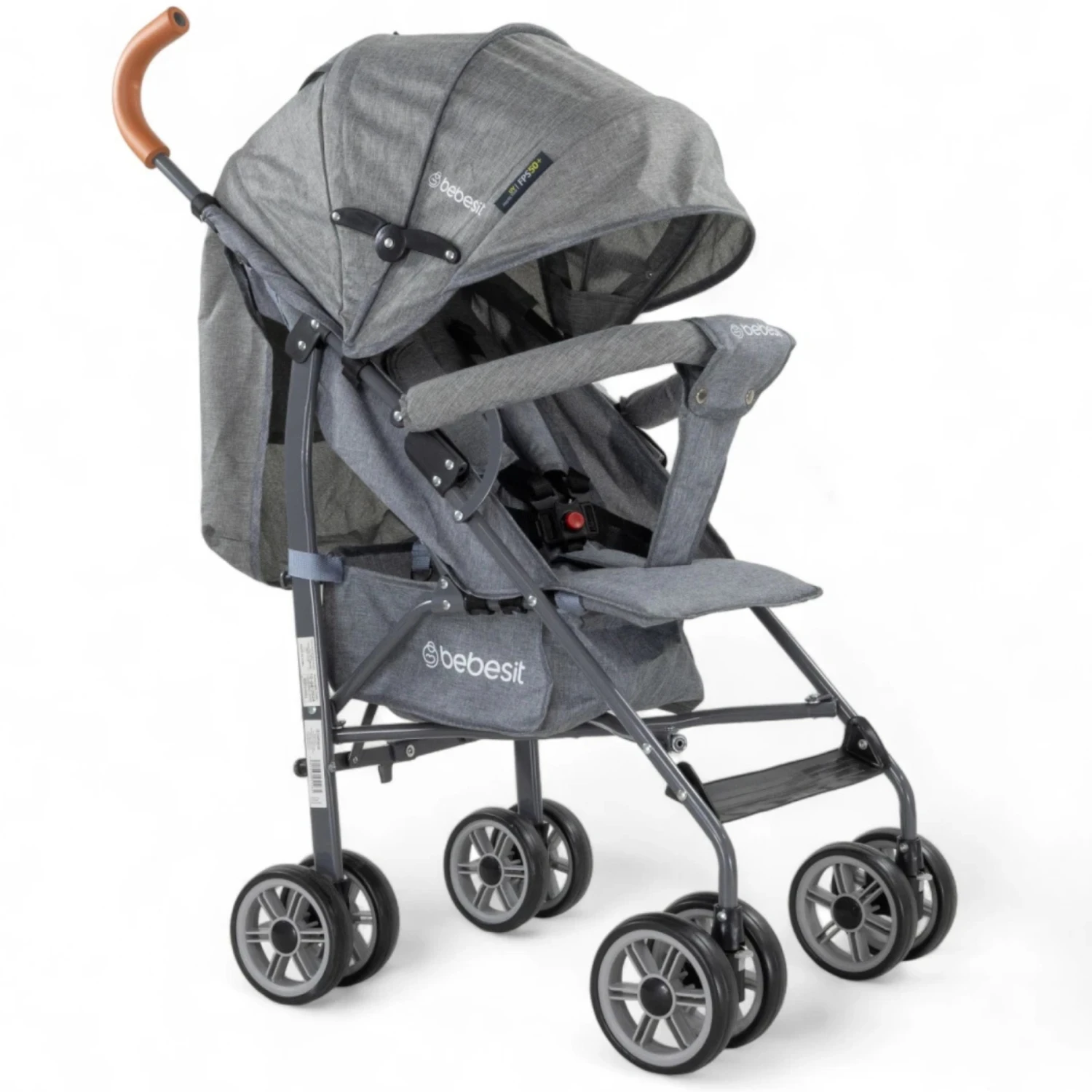 BEBESIT Coche Paraguita Fun Gris G310GR Hogar Linea Bebe