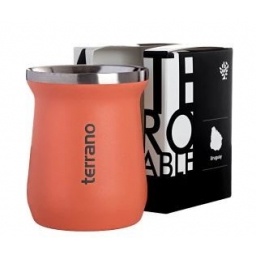 TERRANO MATE ACERO TRADICIONAL CORAL 100091