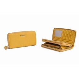 TERRANO MONEDERO CON CIERRE MOSTAZA 100150