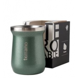 TERRANO MATE ACERO TRADICIONAL VERDE 100161