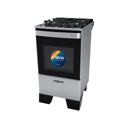 ENXUTA CENXV27542I Cocina supergas 4 H M. vidrio negro Inox