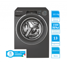 CANDY Lavarropas 10.5Kg Inverter 1500 RPM RO151056DWHCR-12