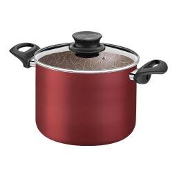 TRAMONTINA OLLA PARIS ROJO ASAS 28CM 11,8L 28530728 20530