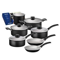 TRAMONTINA TURIM NEGRO 11PZ. BATERIA DE COCINA 20297061