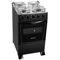 PUNKTAL PK-375C COCINA A GAS NEGRO