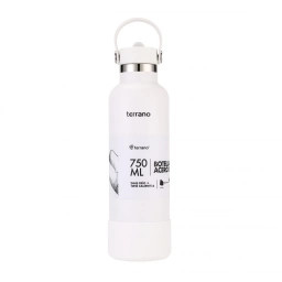 TERRANO Botella Termica con Pico 750mL. Blanco