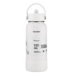 TERRANO Botella Termica con Pico 950mL. Blanco