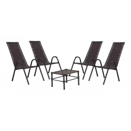 JUEGO DE JARDIN CANADA 4 SILLAS + MESA