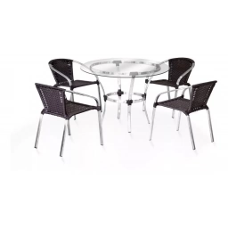 JUEGO DE JARDIN SALINA 4 SILLAS + MESA