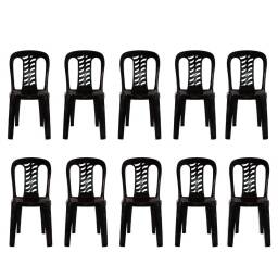 SILLA DE JARDIN BISTRO APILABLES X10