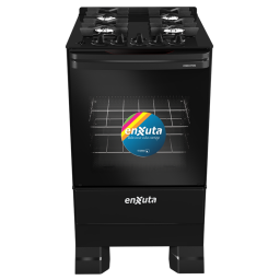 ENXUTA CENXV27542NG Cocina supergas 4 H M. vidrio Negra