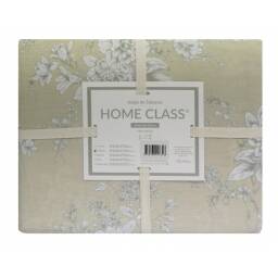 JUEGO SABANA 1 PLAZA 180H E HOME CLASS FLORES BEIGE