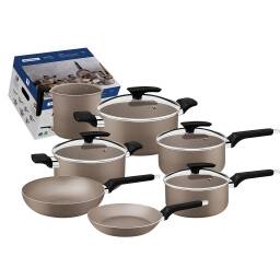 TRAMONTINA BATERIA DE COCINA 11PZ MILAZZO ALMENDRA 28599462