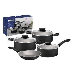 TRAMONTINA Bateria de Cocina 7PZ. LINZ Negro 28299008