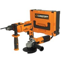LUSQTOFF  KIT AMOLADORA 720W + TALADRO 650W KATL-8