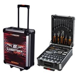 LUSQTOFF  KIT HERRAMIENTAS 245 PIEZAS C / RUEDAS LQCM245-8