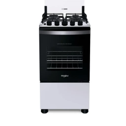 WHIRLPOOL Cocina a Gas Fox 4 Hornallas Inox WFO4NBRRUW