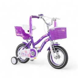 BEBESIT BICICLETA QUEEN R12 CON RUEDITAS Y CANASTO BK002VI