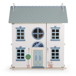 CASITA PARA MUECAS MADERA 3 PISOS + ACCESORIOS DOLL HOUSE