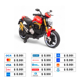 BEBESIT MOTO A BATERIA MONSTER 12 VOLT 666RJ