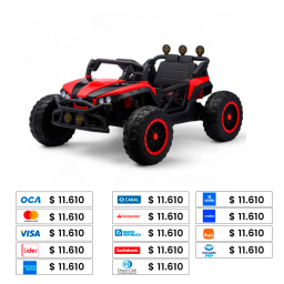 BEBESIT AUTO JEEP X-TREME A BATERIA 12 V 2 MOTORES KP6699RJ