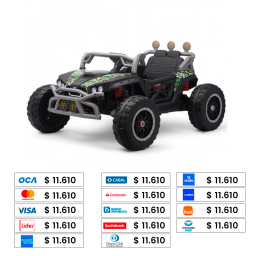 BEBESIT AUTO JEEP X-TREME A BATERIA 12 V 2 MOTORES KP6699VE