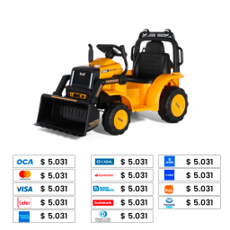 BEBESIT TRACTOR INFANTIL CON PARA A BATERIA 6V YT1066