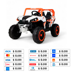 BEBESIT AUTO JEEP POLARIS LUCES LED 1800NJ