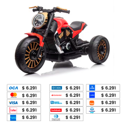 BEBESIT MOTO TRUENO A BATERIA 12V 1188RJ