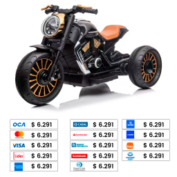 BEBESIT MOTO TRUENO A BATERIA 12V 1188NE