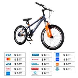 BEBESIT BICICLETA MTB R20 NARANJA