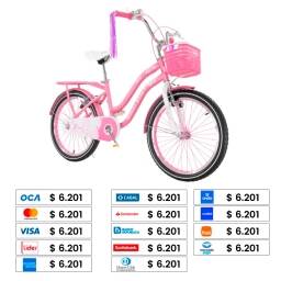 BEBESIT BICICLETA QUEEN R20 CON CANASTO BK007RO