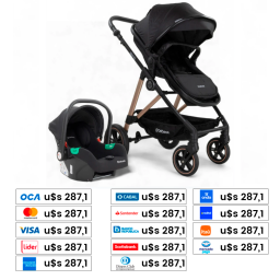 BEBESIT Coche Travel Neo Negro 5011NE