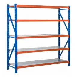Estantería Metálica Rack Encastre 5 Niveles 2x2x0.6m 1000kg
