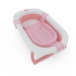 BEBESIT BA�ERA PLEGABLE CON ALMOHADON Y REDUCTOR ROSA