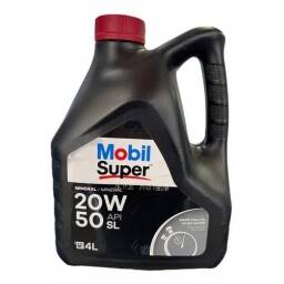 MOBIL ACEITE SUPER 20W50 4L MINERAL MULTIGRADO