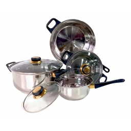 KASSEL BATERIA DE COCINA 7 PIEZAS KS-INOX7