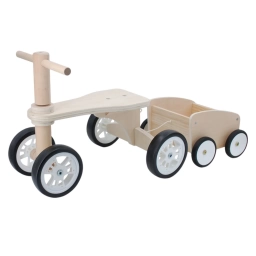 EDUFUN TRICICLO BEBE EQUILIBRIO BUGGY DE MADERA TRAILER 5021