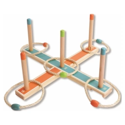 EDUFUN JUEGO LANZAMIENTO DE AROS DE MADERA 5053 BEBESIT