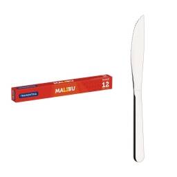 TRAMONTINA CUCHILLO ASADO AC. INOX MALIBU 23730004D X 12 UNI
