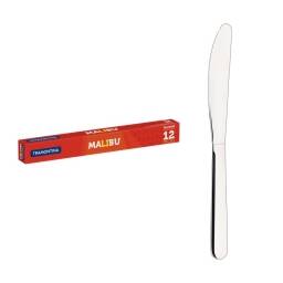 TRAMONTINA CUCHILLO DE MESA AC. INOX MALIBU 23731004 X12 UN