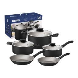 TRAMONTINA BATERIA DE COCINA 9PZ  LINZ NEGRO 28299011