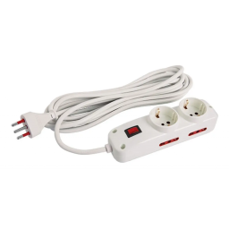 CONATEL Alargue 10A ccable 3mt2 toma schuko y 4t 716397