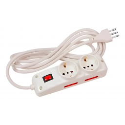 CONATEL Alargue 10A ccable 5mt 2 t schuko y 4t 3enL 717190