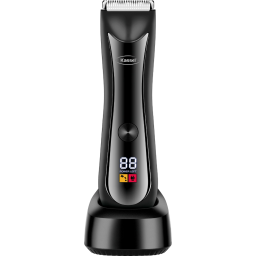KASSEL AFEITADORA CORPORAL DIGITAL BLACK KS-AFCD1 RECARGABLE