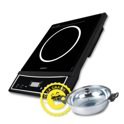 XION Anafe de inducci�n port�til con olla de regalo XI-EHI10