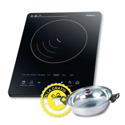 XION Anafe de inducci�n port�til con olla de regalo XI-EHI15