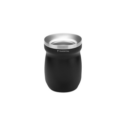 TRAMONTINA MATE TERMICO AC. INOX NEGRO 61647/200