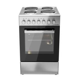 OUTLET COCINA ELECTRICA JAMES C801 INOX CON DETALLE